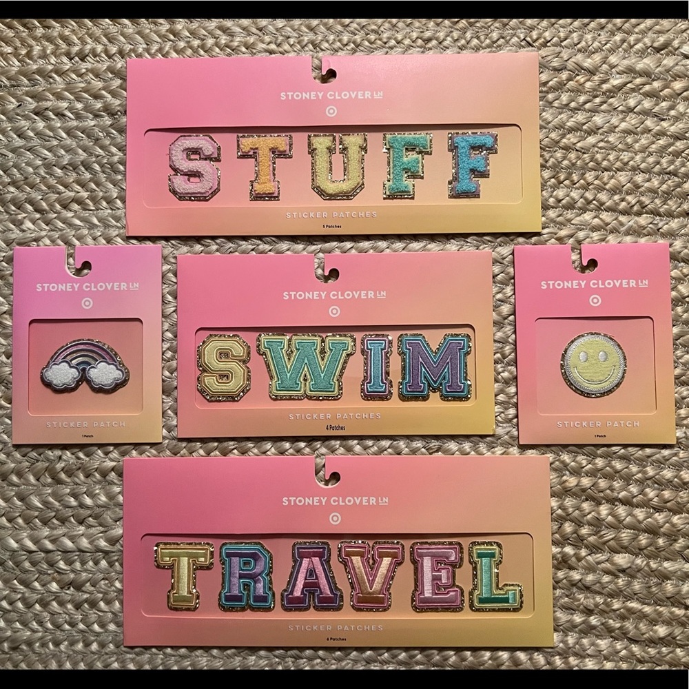 Stoney Clover x Target patches.  New!  5 packages!